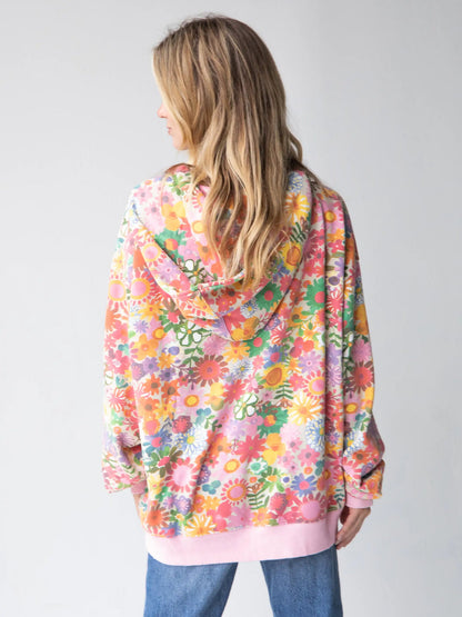 Oversized Printed Hoodie